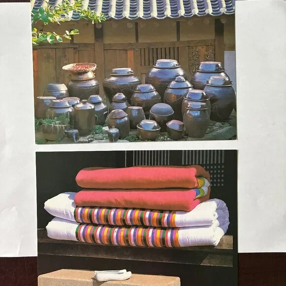 Set of 12 Prints from South Korea (5"x7") - Pottery, Tapestry, Fibers, & Culture - Picture 3 of 11